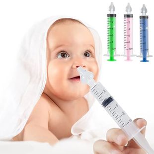 Bebê com Suc??o Limpador Silicone Nariz Nasal Seringa