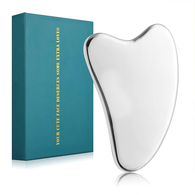 Gua Sha Facial Tools Stainless Steel Scraping Massage Tool f