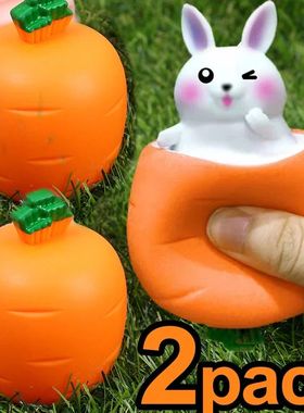 Juguetes telescópicos para apretar para ni?os, conejo de za