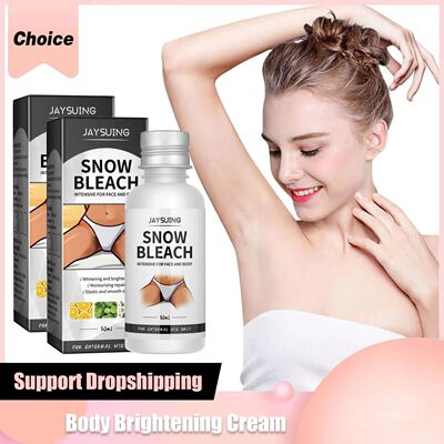Snow Bleach Whitening Creme, Vitamina C, Clareamento, Partes
