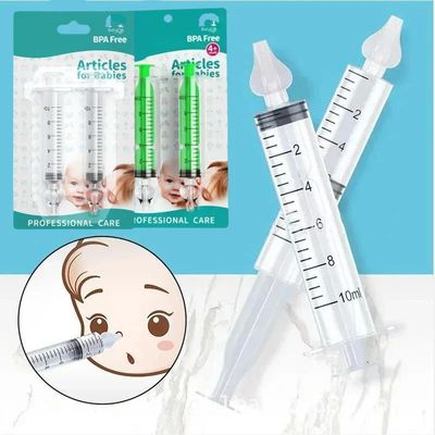 Seringa Aspirador Nasal Bebê Tubo de Agulha, Limpador Nariz