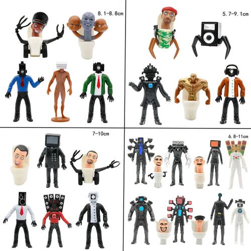 Skibidi Toilet Man Camera Man Figure TV Man Speaker Man Mode