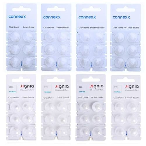 6Pieces Signia Click Connexx Sleeve Original Silicone Ear do