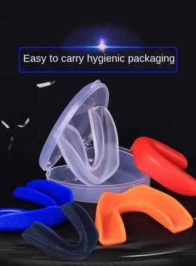 Protector bucal de goma EVA para adultos y ni?os, seguridad