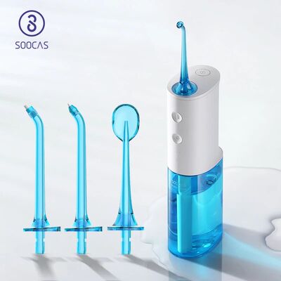 Soocas w3 irrigator oral dental portátil água flosser dica