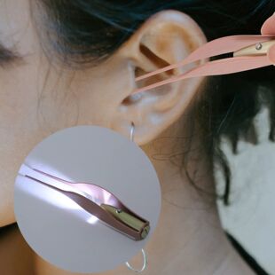 1pc Visual Remover Curette Dig Wax Ear LED Earpick