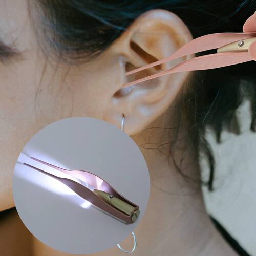 1pc LED Ear Wax Curette Visual Earpick Ear Wax Dig Remover E