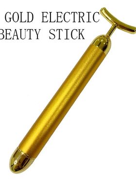 Varinha de beleza dourada vibra??o ferramenta de emagrecimen
