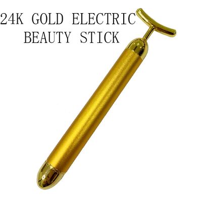 Varinha de beleza dourada vibra??o ferramenta de emagrecimen
