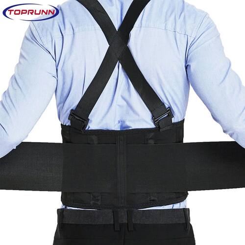 Cintura ajustável cinto de suporte com al?as de ombro, méd