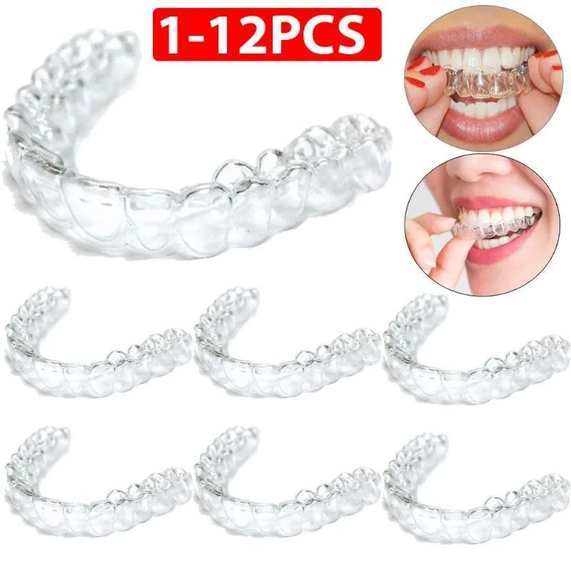 Protector bucal de goma EVA para dientes, juego de tirantes