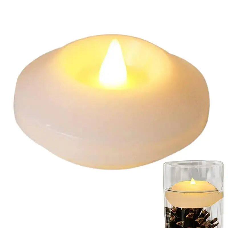 Flameless Flutuante Tealights Vela, Impermeável, Quente Bra