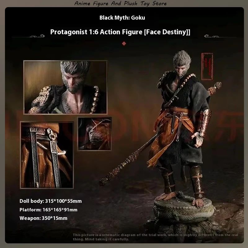 Mito Negro: Estátua Modelo Wukong, Personagem Personalizado