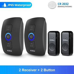 KERUI Campainha Sem Fio Impermeável OutDoor Smart Home Door