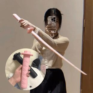 Espada telescópica 3D para aliviar el estrés, cuchillo Kat