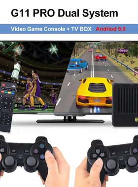 Consola de videojuegos 4K de doble sistema, mando inalámbri