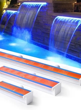 Fuente colgante de pared decorativa para exteriores, ilumina