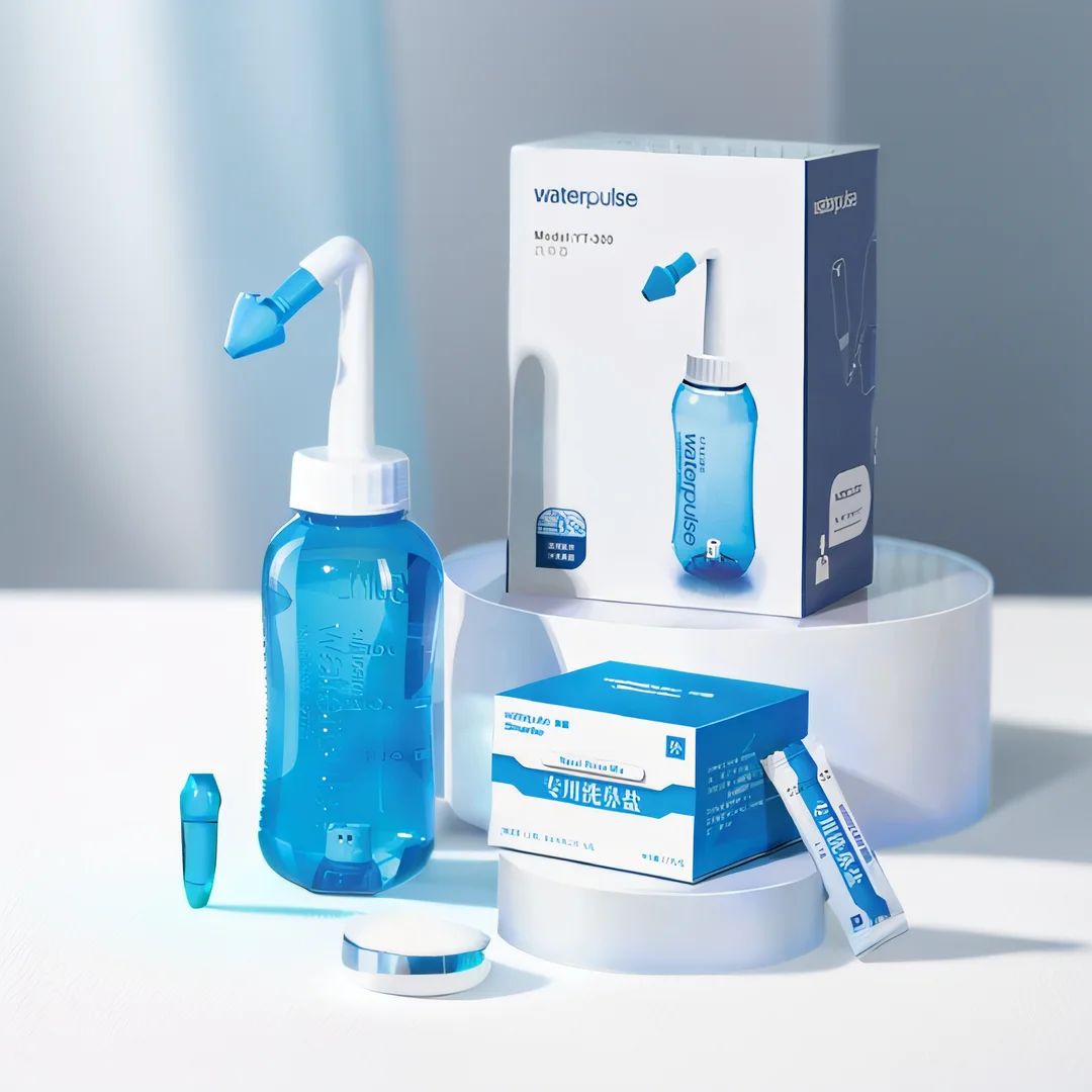 Frasco rrigador Nasal, Waterpulse Nasal Rinse, Limpador de L - 实物图