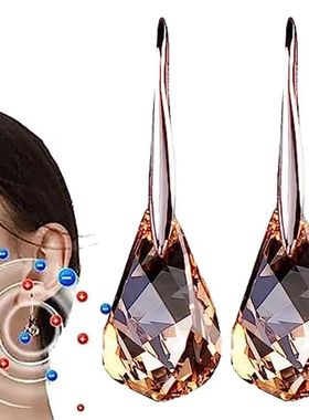 Pendientes magnéticos adelgazantes linfáticos para mujer,