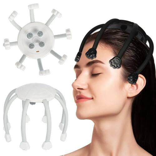 Elétrica polvo cabe?a Scratcher para relaxamento profundo,