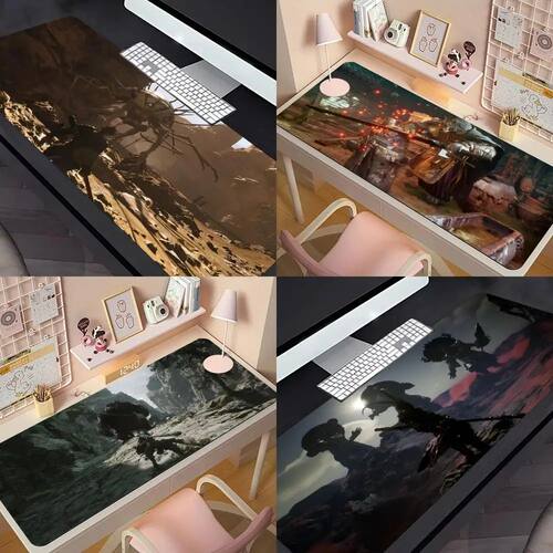 Mito Wukong Anime Jogo Mouse Pad, B-Preto, Desk Pad Computad