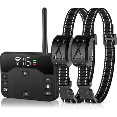 Valla eléctrica inalámbrica para perros, Collar de ennamie