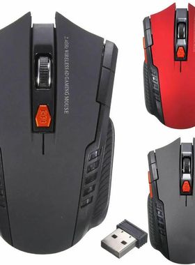 Mini Mouse óptico Sem Fio para Jogos e Receptor USB, 2.4GHz