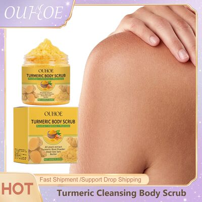 Exfoliating Body Scrub Turmeric Knee Elbow Cuticle Softener