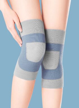 Joelheiras Elásticas De Malha, Cashmere Ultra-Fina, Joelhei