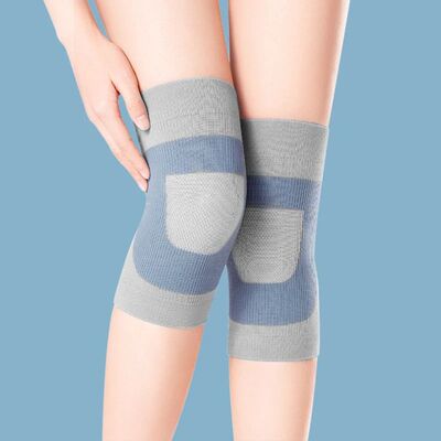 Joelheiras Elásticas De Malha, Cashmere Ultra-Fina, Joelhei