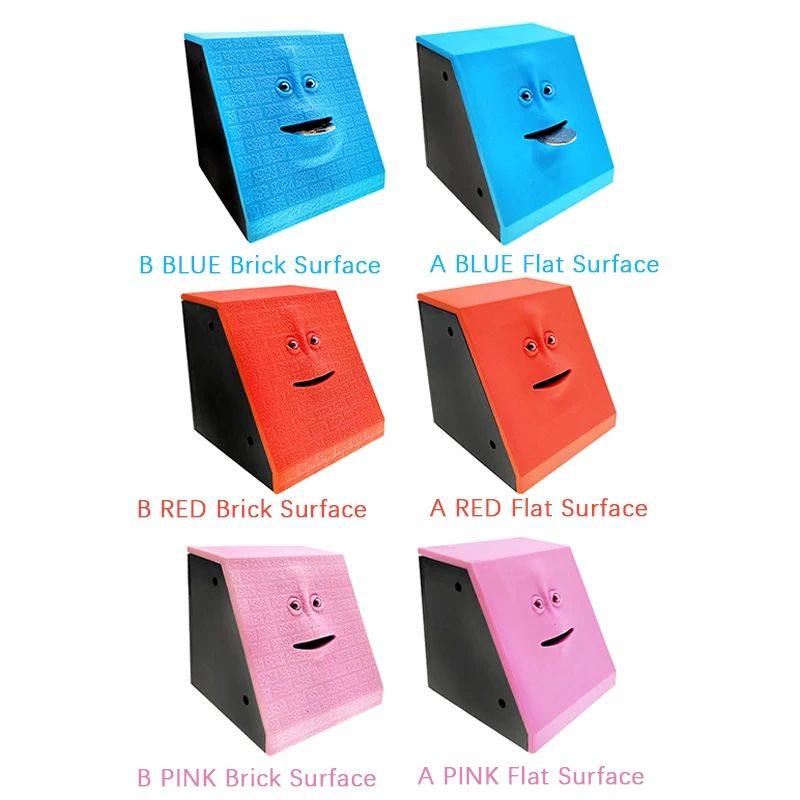 Novidade Face Bank Coin Comer Savings Bank, Dinheiro Saving