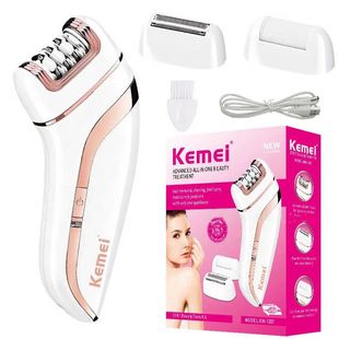 Kemei Women Epilator Electric Lady Hair Removal Facial，Body