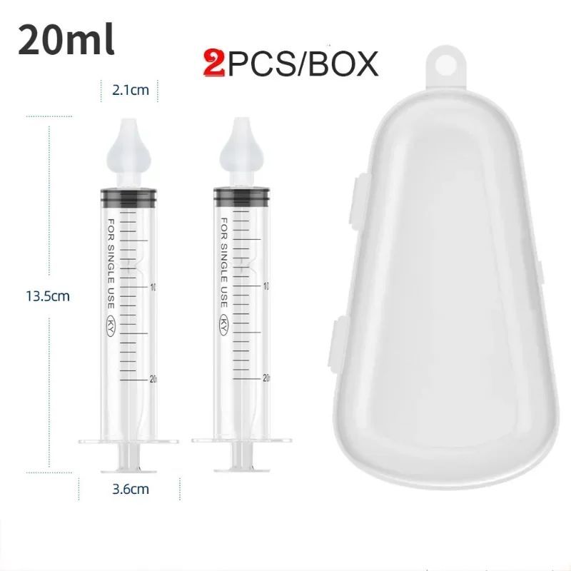 Baby Nasal Washer Seringa Nariz Cleaner, Rinite, Tubo de Agu