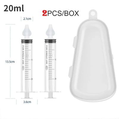 Baby Nasal Washer Seringa Nariz Cleaner, Rinite, Tubo de Agu