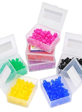 Instrumento Dental de silicona, anillos de código de Color