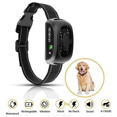 ABQP-Collar antiladridos para perro dispositivo antiladridos