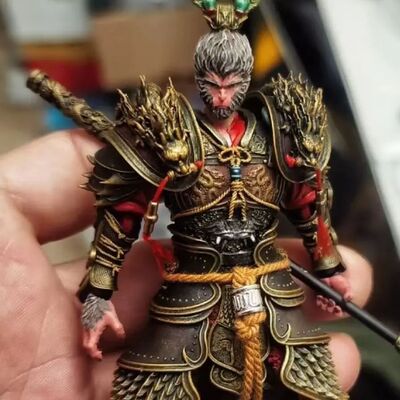 10cm mito preto: figuras wukong wukong figura conjunta model