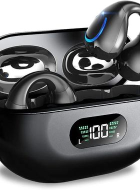 Wireless Open Ear Sport Headphones,Clip On Wireless BT Earbu