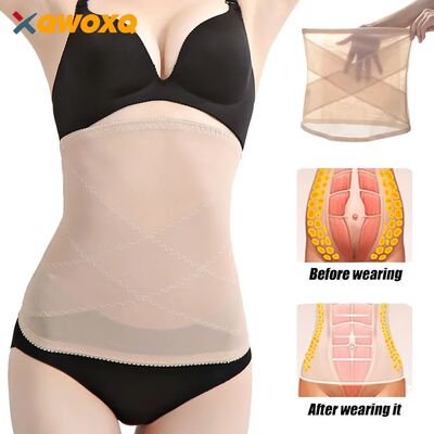 1 p?s mulheres cintura trainer shapewear pós-parto recupera