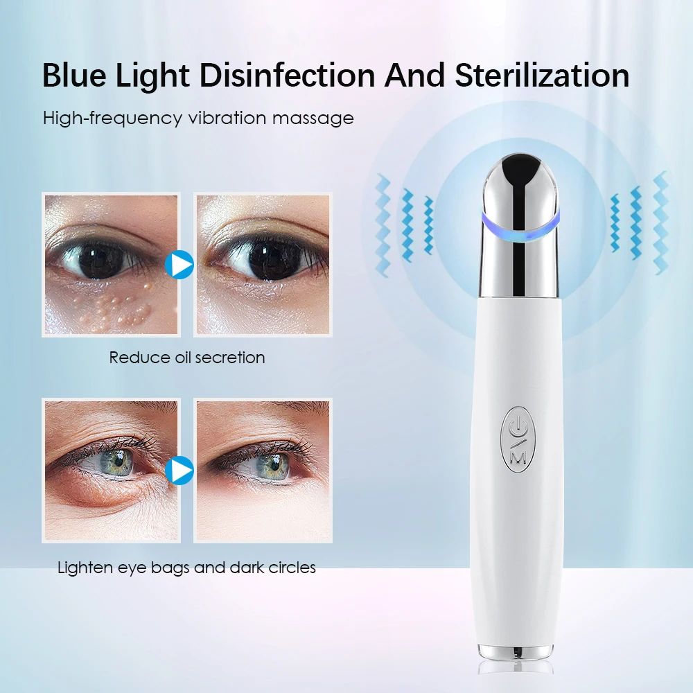 Heating eye beauty instrument Vibrating massage eye introduc