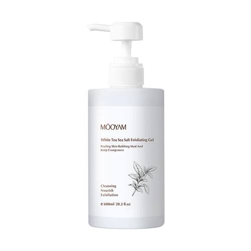 Gentle Exfoliator Body Scrub White Tea Sea Salt Exfoliating