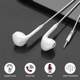Wired Earphones Ear Headset with 3.5mm Headphones