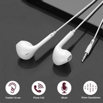 3.5mm Wired Headphones In Ear Headset Wired Earphones with M