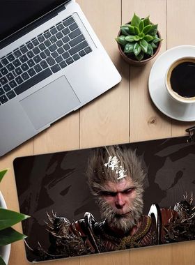 Para mito preto wukong legal mousepad base de borracha antid
