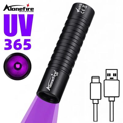 Linterna ultravioleta para mascotas, luz negra UV de 365nm,