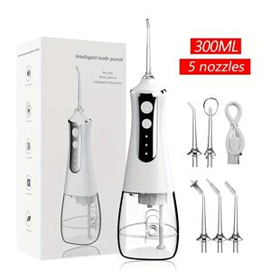 Irrigador dental sem fio portátil, irrigador oral Existem 5