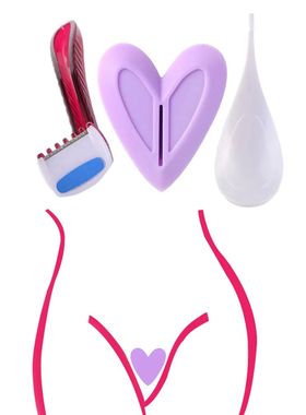 Plantilla de afeitado privada dedicada para mujer, maquinill