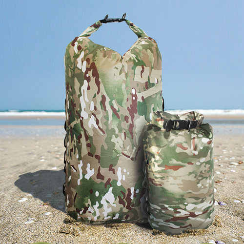Camouflage Waterproof Backpack Portable Outdoor Sport Raftin