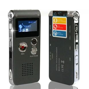 mini 8gb gravador mp3 player portátil novo voz
