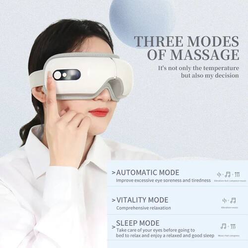1PC Eye Massager With Heat Smart Airbag Vibration Eye Care C